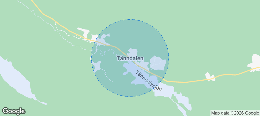 Tänndalen Airbnb map